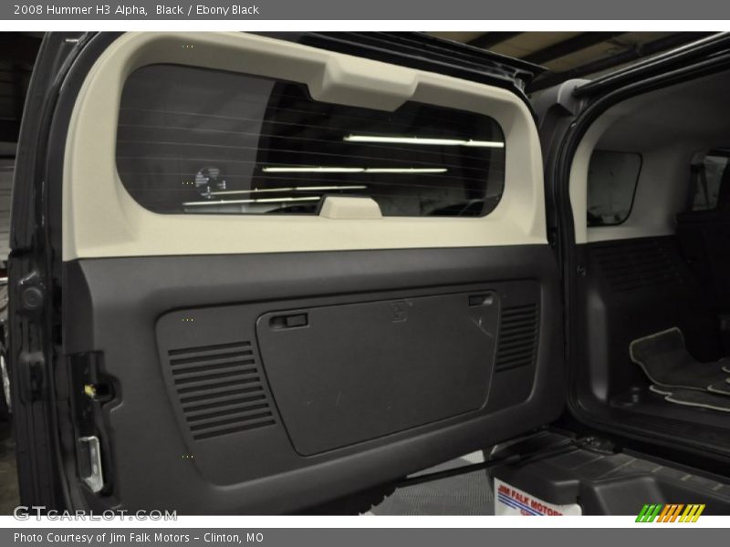 Black / Ebony Black 2008 Hummer H3 Alpha