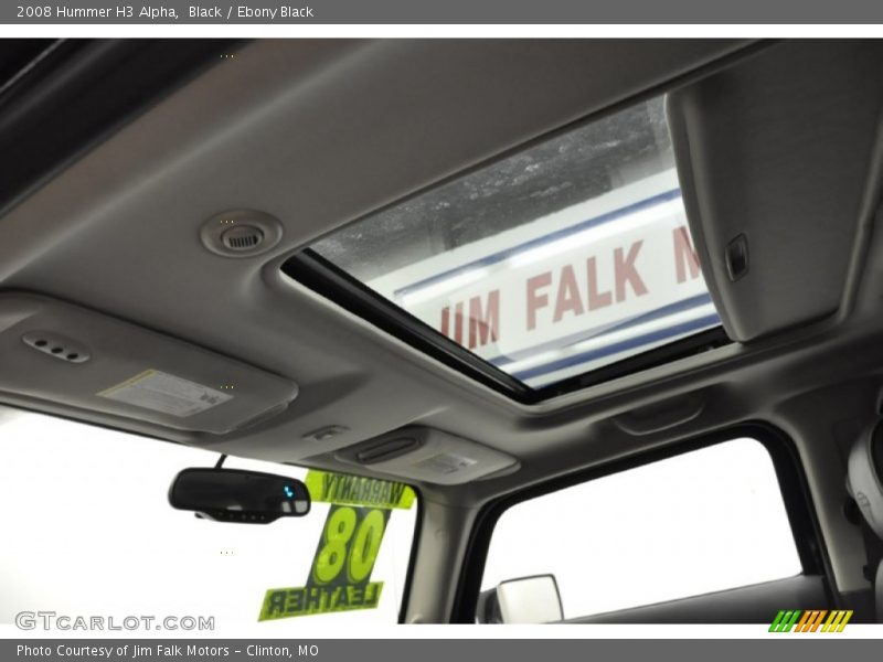 Black / Ebony Black 2008 Hummer H3 Alpha