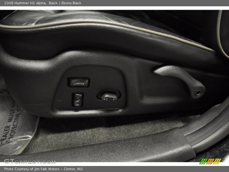 Black / Ebony Black 2008 Hummer H3 Alpha