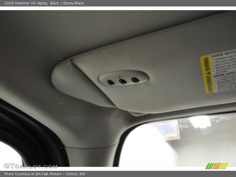 Black / Ebony Black 2008 Hummer H3 Alpha