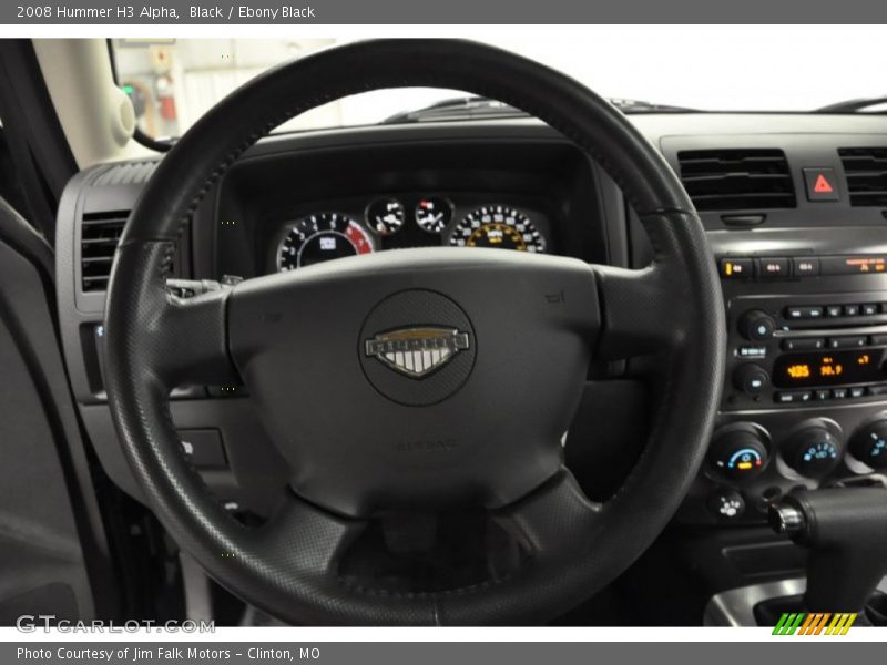 Black / Ebony Black 2008 Hummer H3 Alpha
