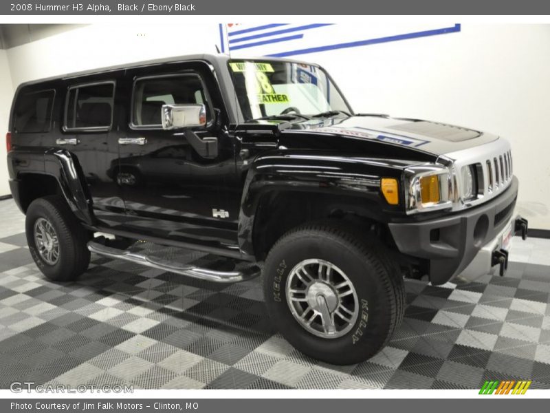 Black / Ebony Black 2008 Hummer H3 Alpha