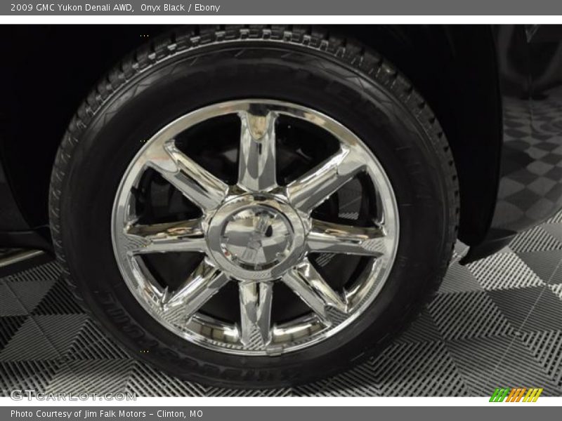 Onyx Black / Ebony 2009 GMC Yukon Denali AWD