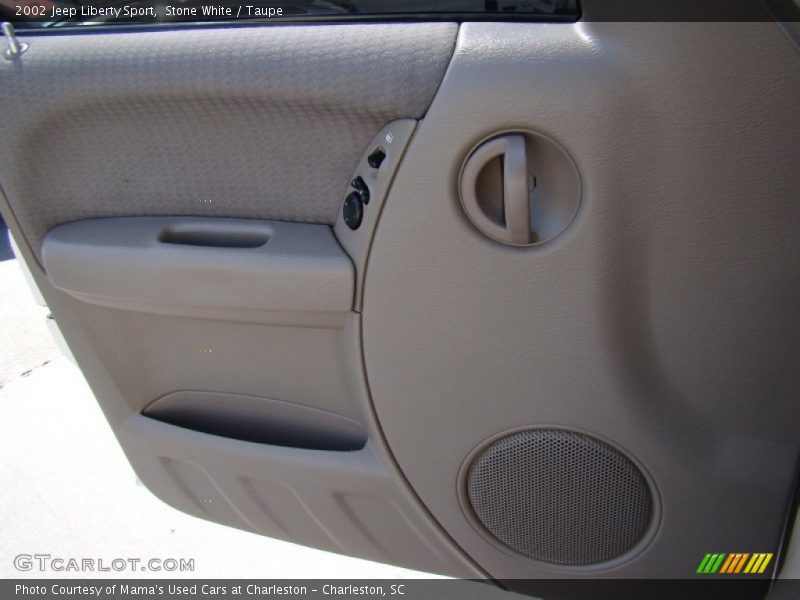 Stone White / Taupe 2002 Jeep Liberty Sport