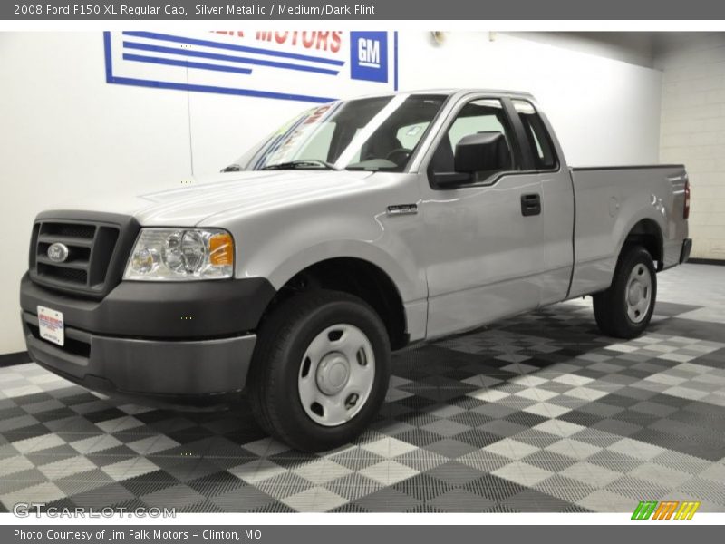 Silver Metallic / Medium/Dark Flint 2008 Ford F150 XL Regular Cab