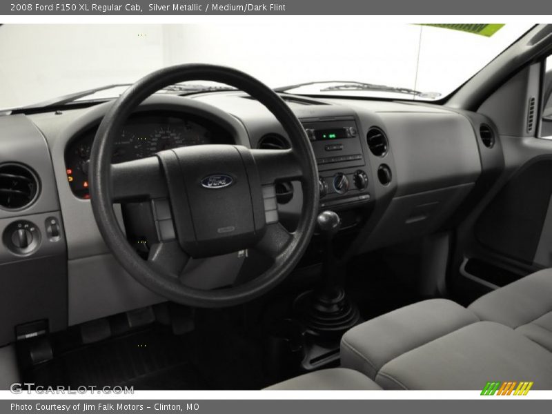 Silver Metallic / Medium/Dark Flint 2008 Ford F150 XL Regular Cab
