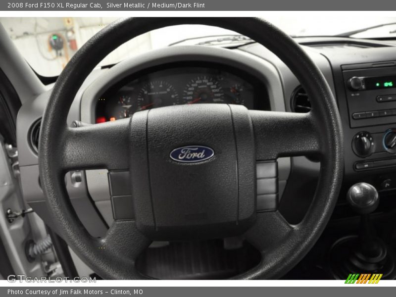 Silver Metallic / Medium/Dark Flint 2008 Ford F150 XL Regular Cab