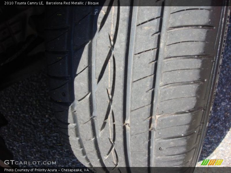 Barcelona Red Metallic / Bisque 2010 Toyota Camry LE