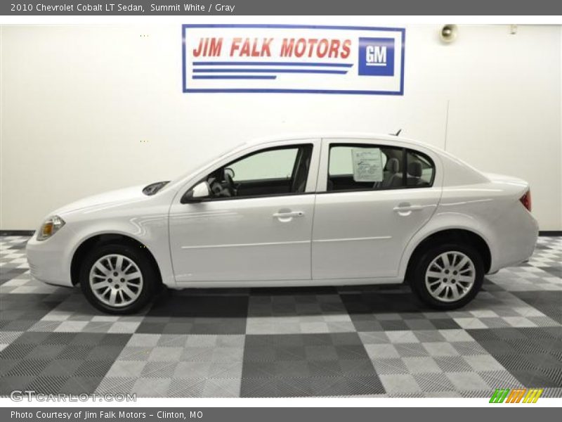 Summit White / Gray 2010 Chevrolet Cobalt LT Sedan