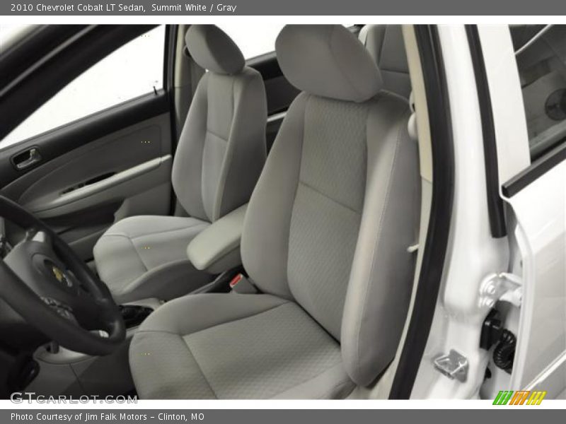 Summit White / Gray 2010 Chevrolet Cobalt LT Sedan