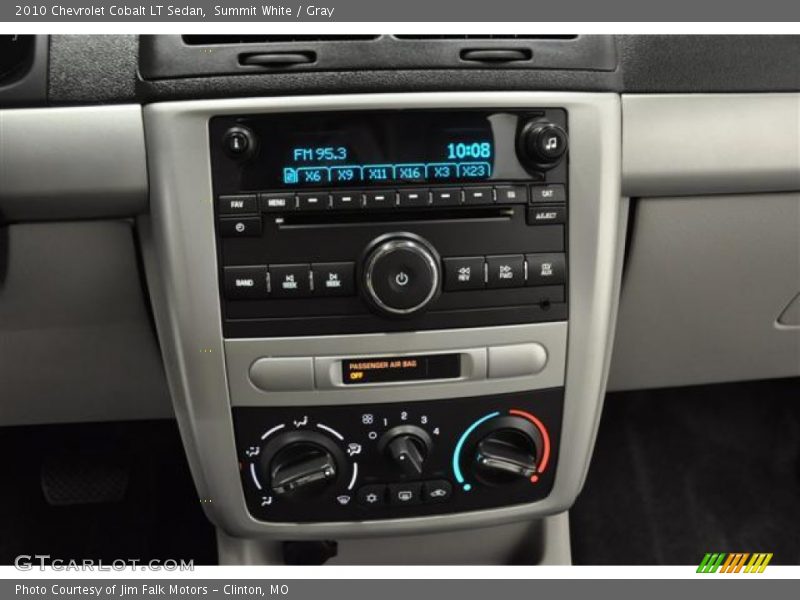 Summit White / Gray 2010 Chevrolet Cobalt LT Sedan