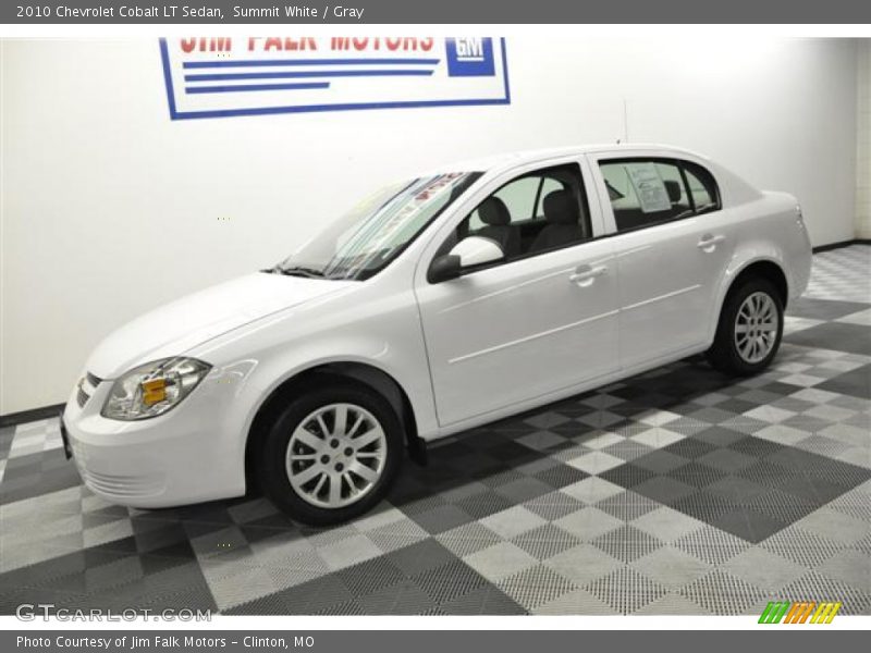 Summit White / Gray 2010 Chevrolet Cobalt LT Sedan