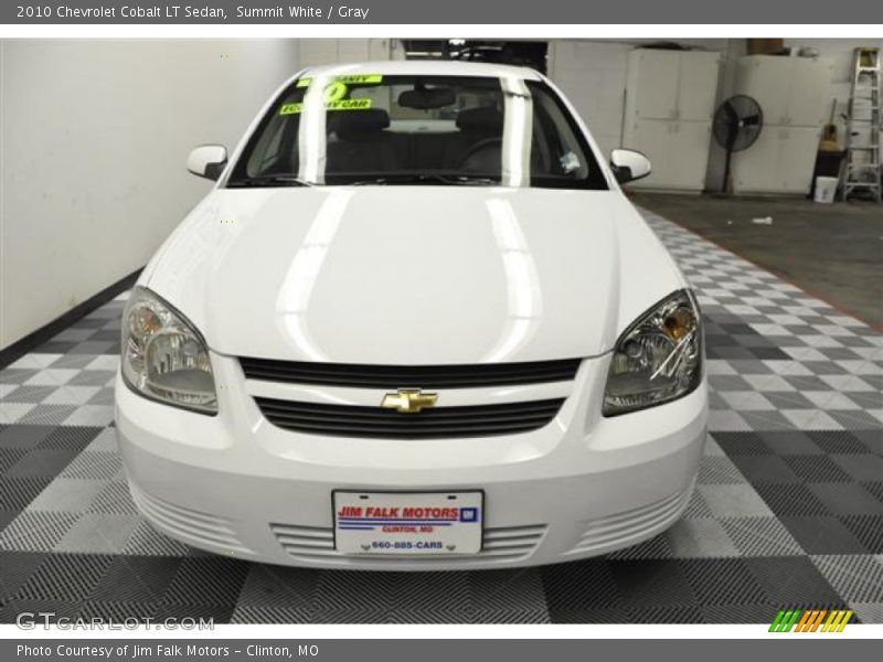 Summit White / Gray 2010 Chevrolet Cobalt LT Sedan