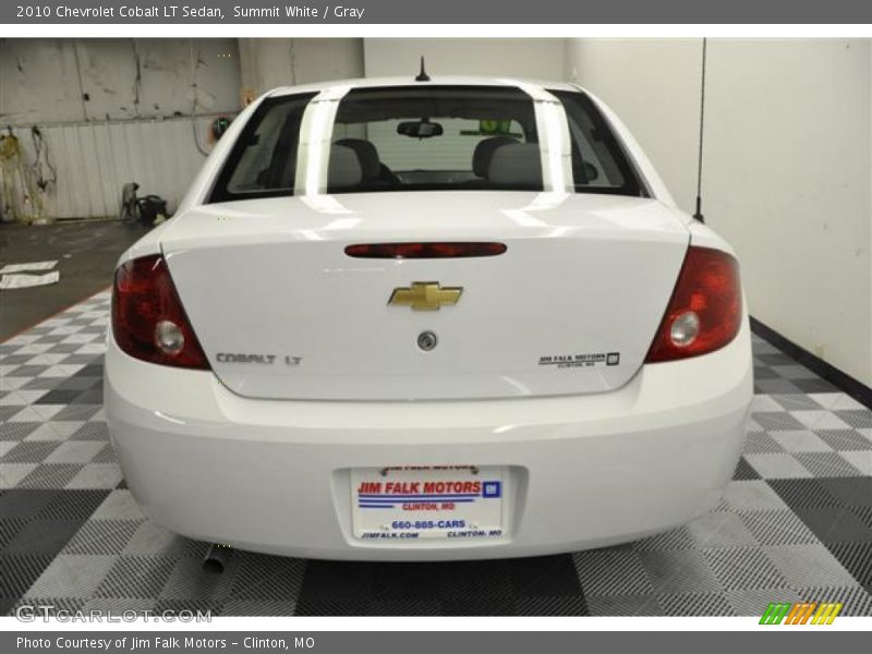Summit White / Gray 2010 Chevrolet Cobalt LT Sedan