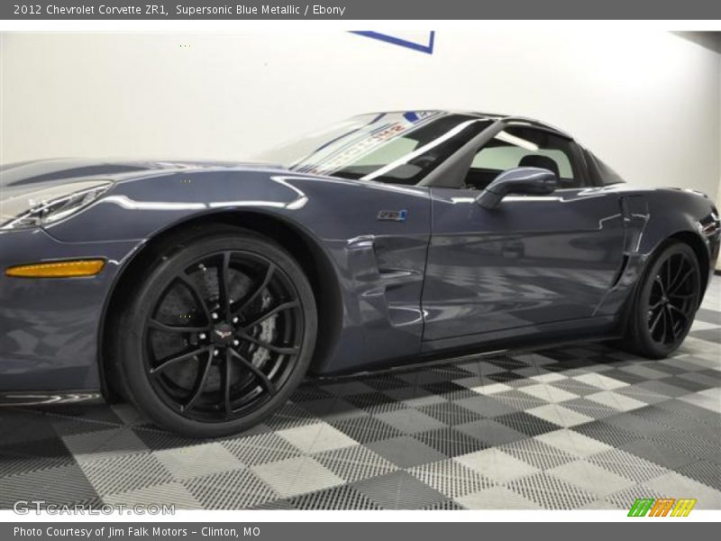 Supersonic Blue Metallic / Ebony 2012 Chevrolet Corvette ZR1