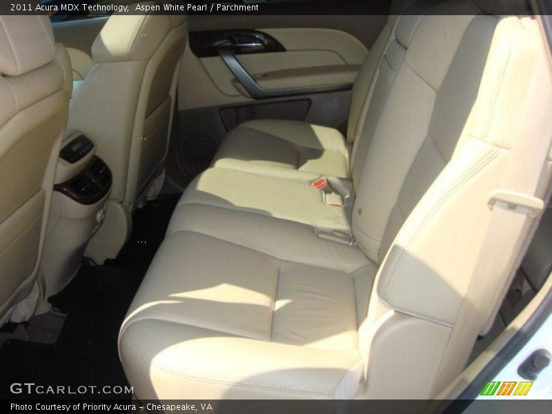 Aspen White Pearl / Parchment 2011 Acura MDX Technology