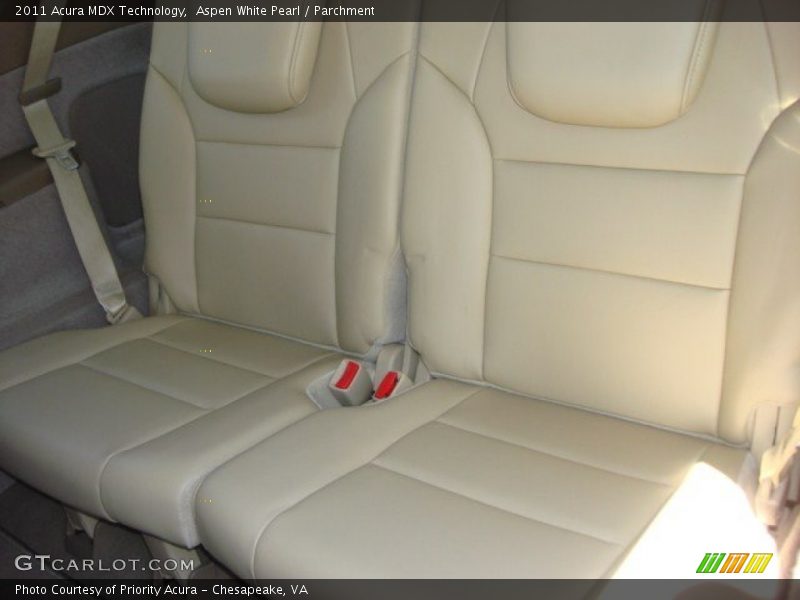 Aspen White Pearl / Parchment 2011 Acura MDX Technology