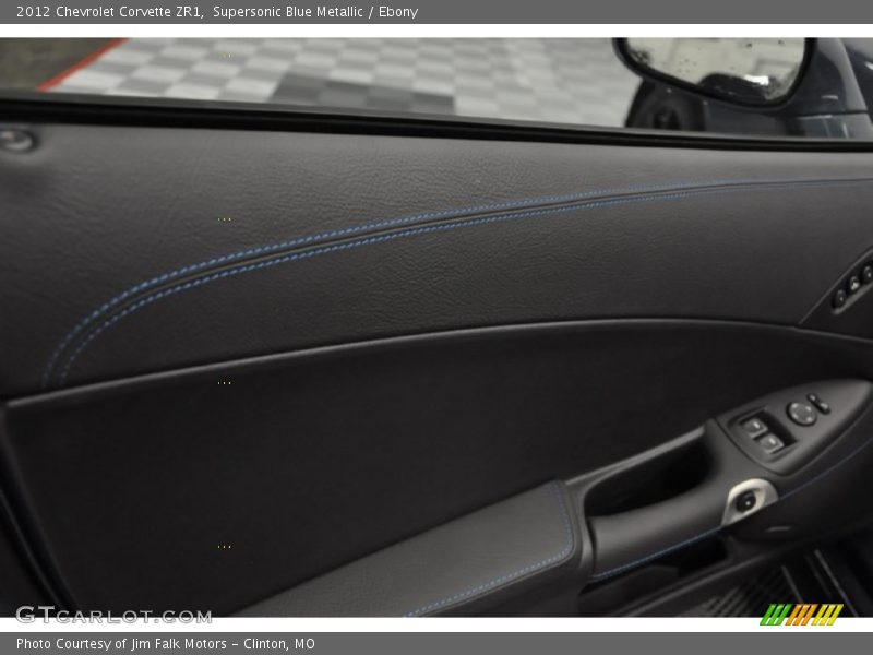 Supersonic Blue Metallic / Ebony 2012 Chevrolet Corvette ZR1