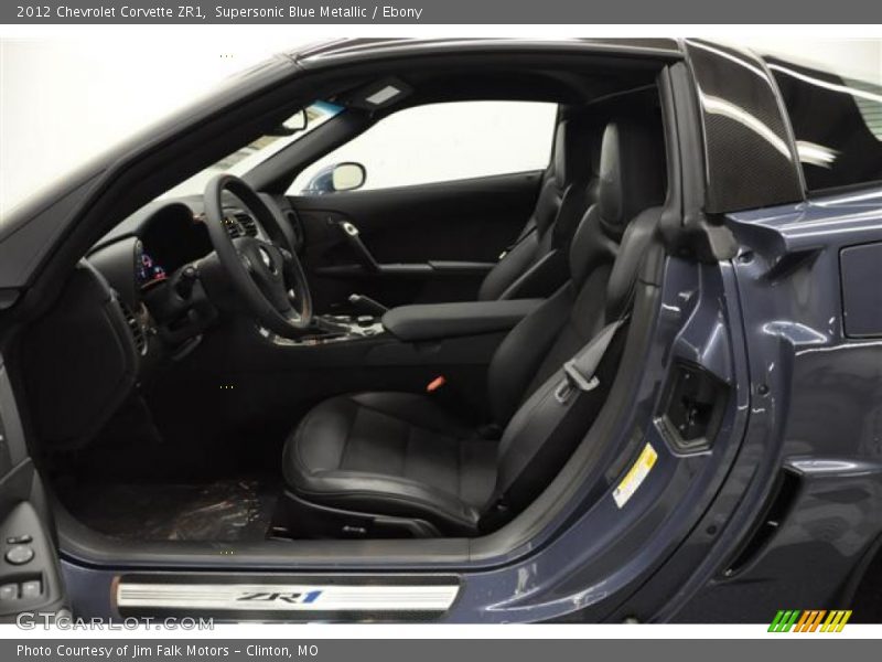  2012 Corvette ZR1 Ebony Interior