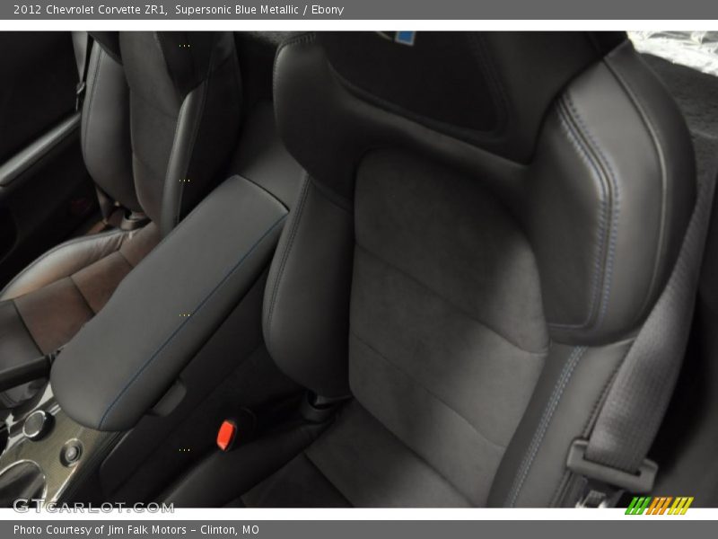 Supersonic Blue Metallic / Ebony 2012 Chevrolet Corvette ZR1