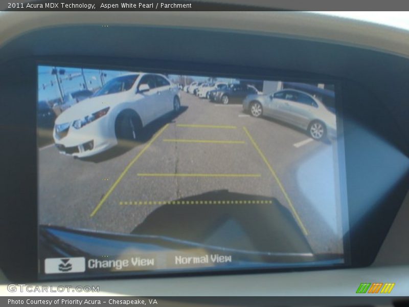 Aspen White Pearl / Parchment 2011 Acura MDX Technology