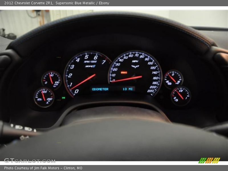  2012 Corvette ZR1 ZR1 Gauges