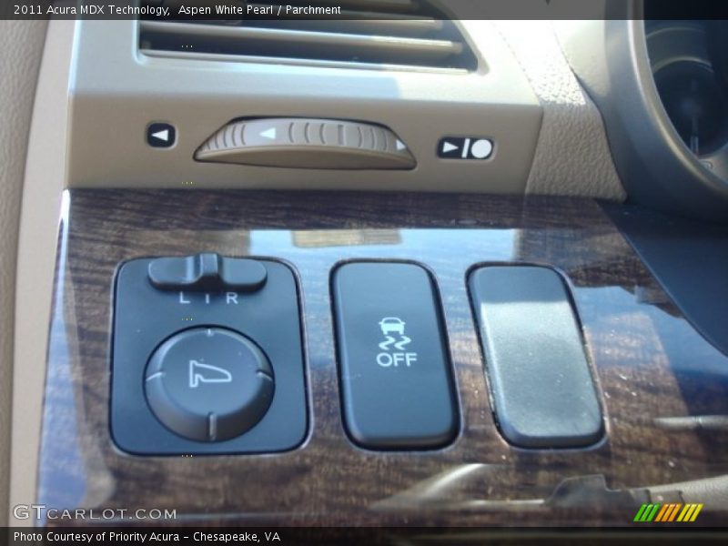 Aspen White Pearl / Parchment 2011 Acura MDX Technology