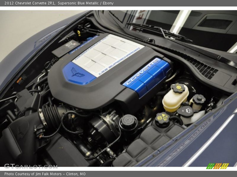  2012 Corvette ZR1 Engine - 6.2 Liter Supercharged OHV 16-Valve LS9 V8
