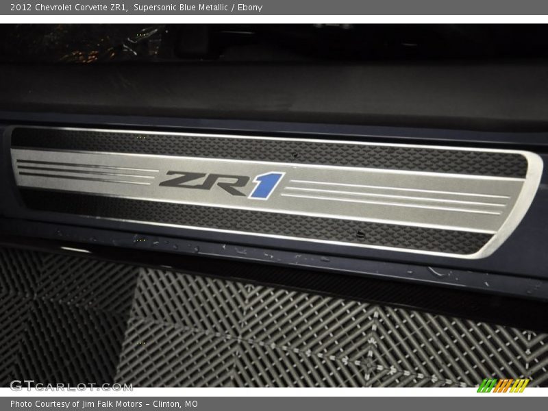 Supersonic Blue Metallic / Ebony 2012 Chevrolet Corvette ZR1