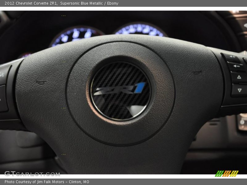 Supersonic Blue Metallic / Ebony 2012 Chevrolet Corvette ZR1