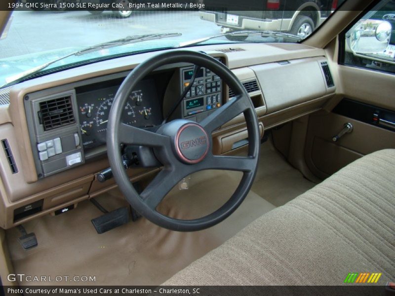 Beige Interior - 1994 Sierra 1500 SLE Regular Cab 