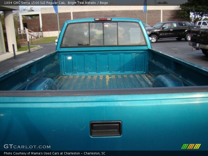 Bright Teal Metallic / Beige 1994 GMC Sierra 1500 SLE Regular Cab