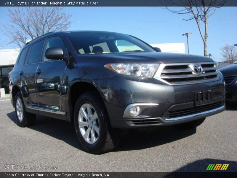 Magnetic Gray Metallic / Ash 2011 Toyota Highlander