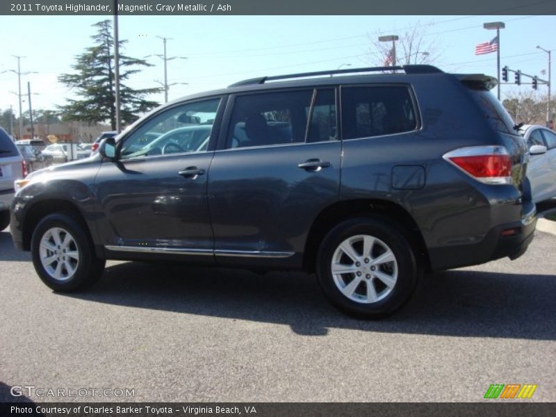 Magnetic Gray Metallic / Ash 2011 Toyota Highlander