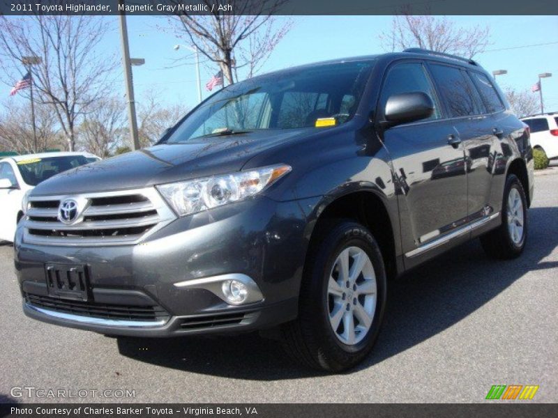 Magnetic Gray Metallic / Ash 2011 Toyota Highlander