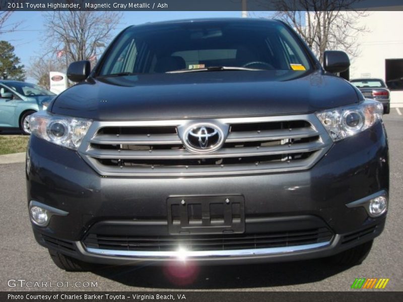 Magnetic Gray Metallic / Ash 2011 Toyota Highlander