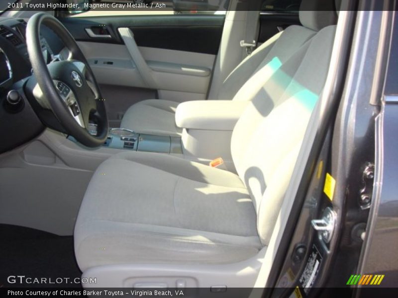 Magnetic Gray Metallic / Ash 2011 Toyota Highlander