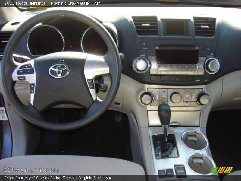 Magnetic Gray Metallic / Ash 2011 Toyota Highlander