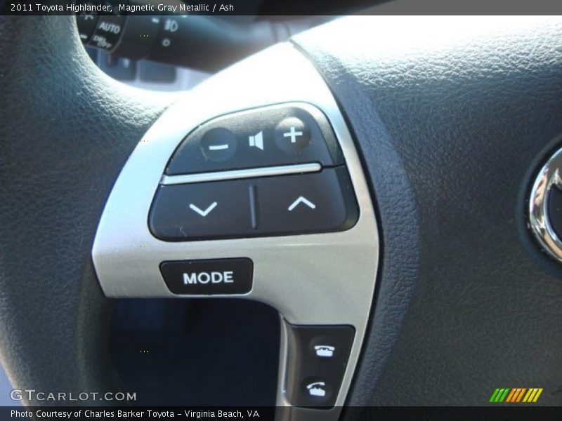 Magnetic Gray Metallic / Ash 2011 Toyota Highlander