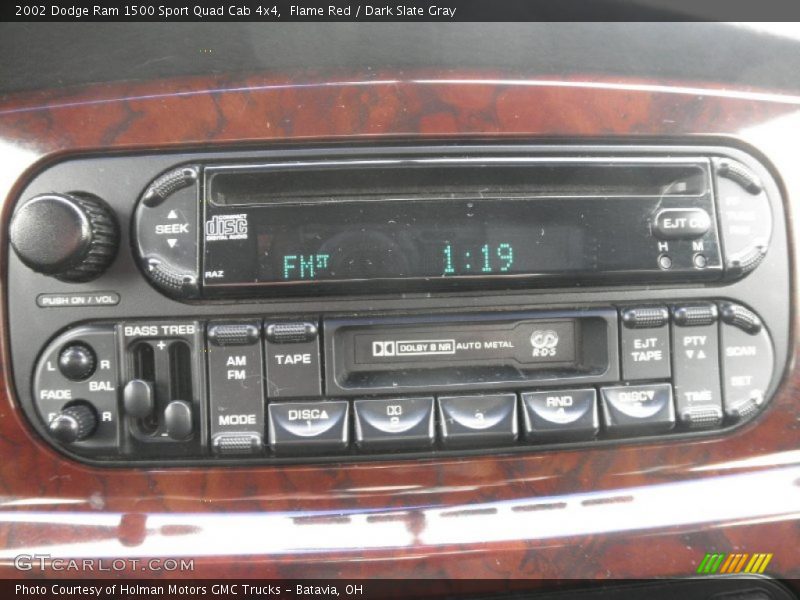 Flame Red / Dark Slate Gray 2002 Dodge Ram 1500 Sport Quad Cab 4x4