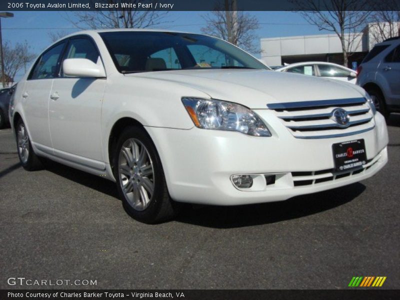 Blizzard White Pearl / Ivory 2006 Toyota Avalon Limited