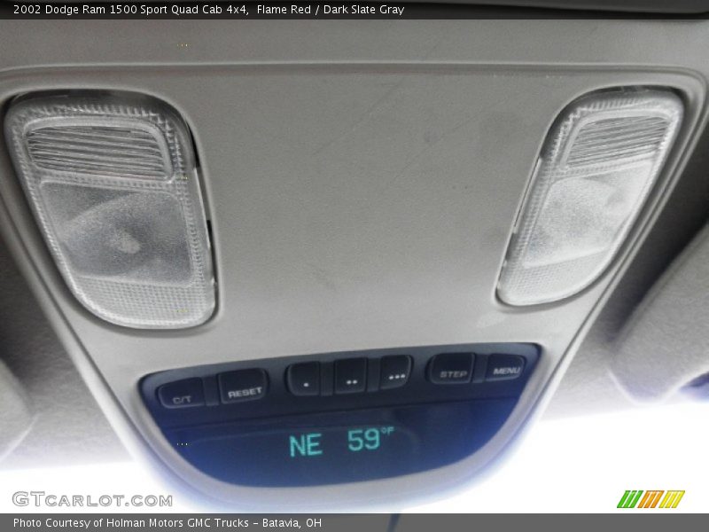Flame Red / Dark Slate Gray 2002 Dodge Ram 1500 Sport Quad Cab 4x4