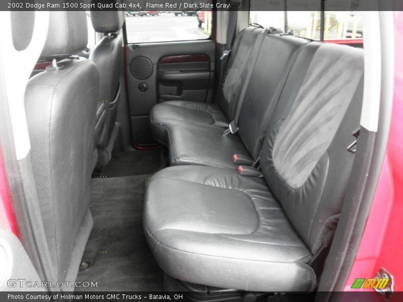 Flame Red / Dark Slate Gray 2002 Dodge Ram 1500 Sport Quad Cab 4x4