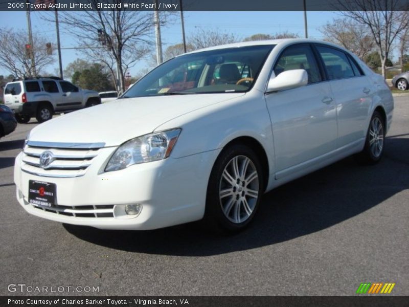 Blizzard White Pearl / Ivory 2006 Toyota Avalon Limited