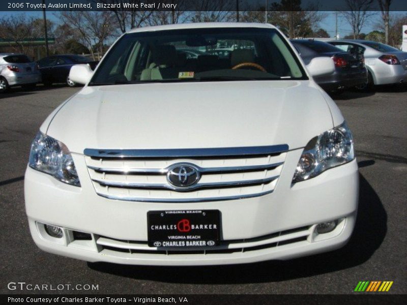 Blizzard White Pearl / Ivory 2006 Toyota Avalon Limited