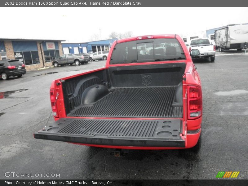 Flame Red / Dark Slate Gray 2002 Dodge Ram 1500 Sport Quad Cab 4x4