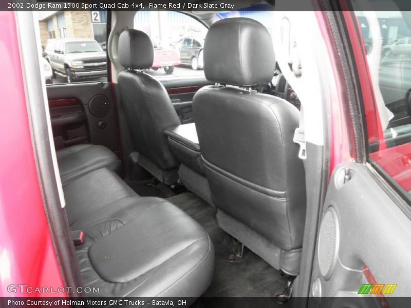 Flame Red / Dark Slate Gray 2002 Dodge Ram 1500 Sport Quad Cab 4x4