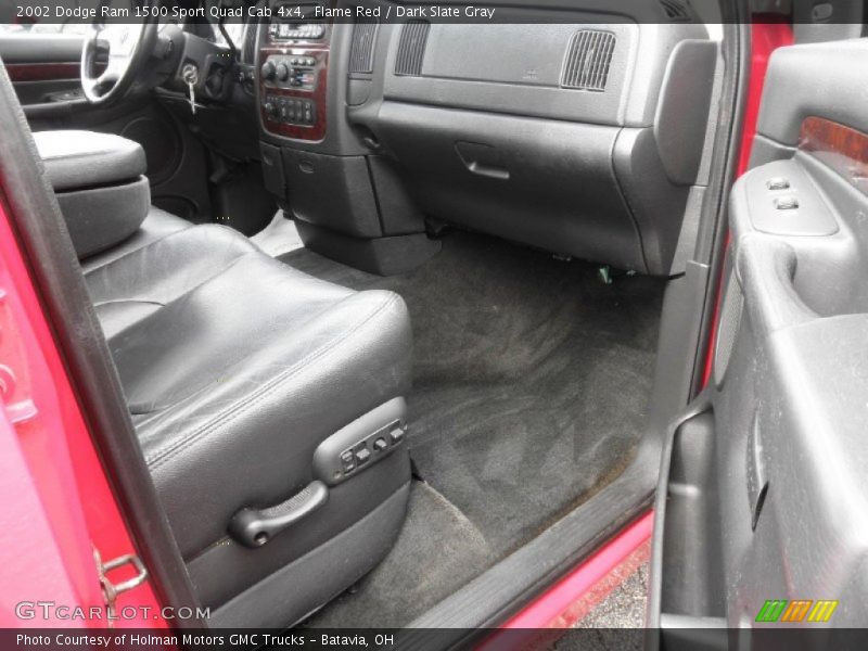 Flame Red / Dark Slate Gray 2002 Dodge Ram 1500 Sport Quad Cab 4x4