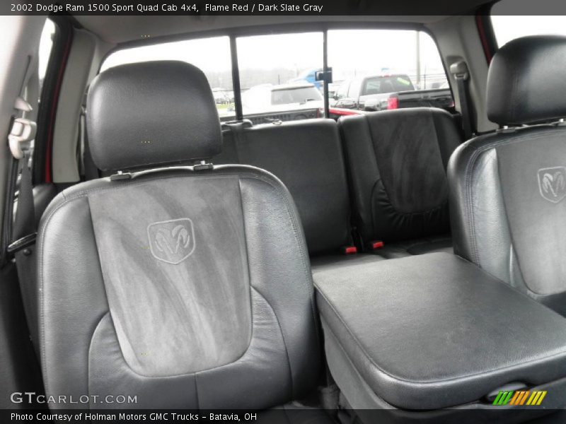 Flame Red / Dark Slate Gray 2002 Dodge Ram 1500 Sport Quad Cab 4x4