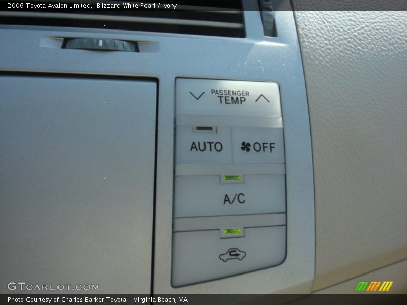 Blizzard White Pearl / Ivory 2006 Toyota Avalon Limited